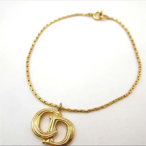 Authentic Cristian Dior vintage Gold plated Bracelet - Picture 7 of 9